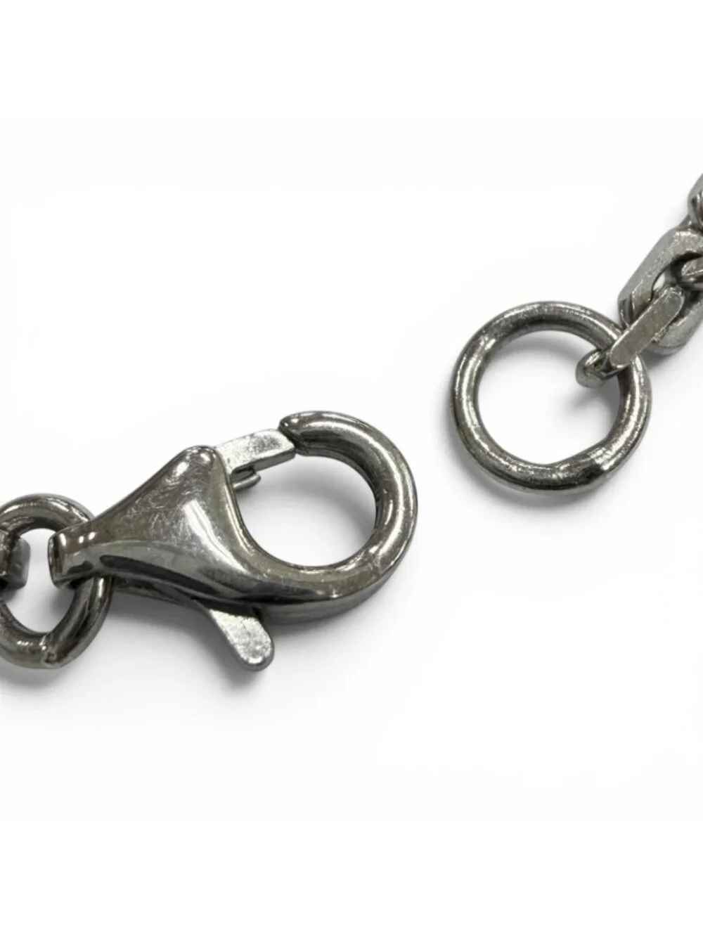 Bottega Veneta Tide Chain Necklace Silver